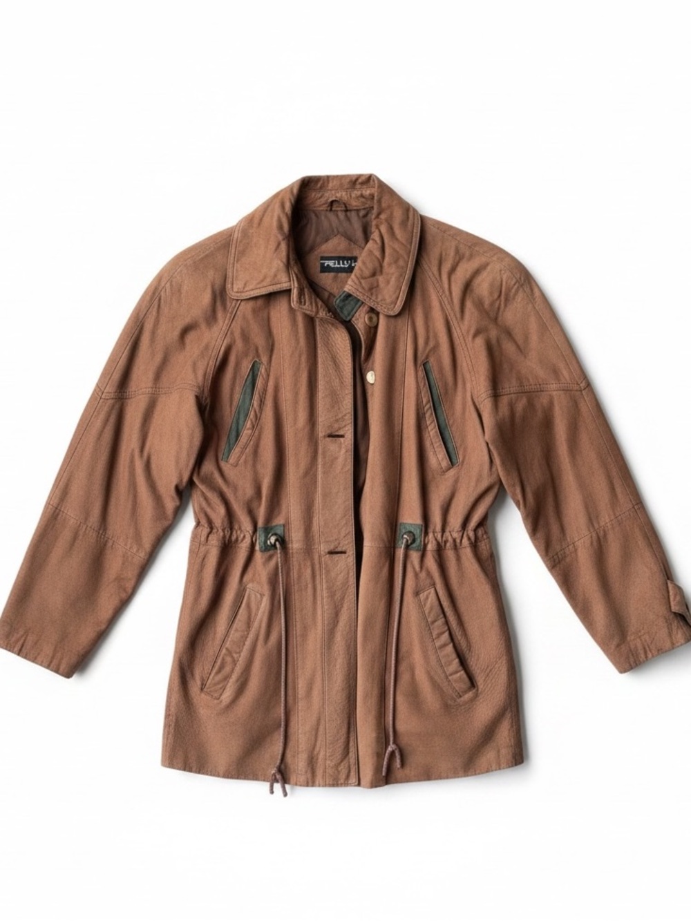 Brown Suede 80s Jacket